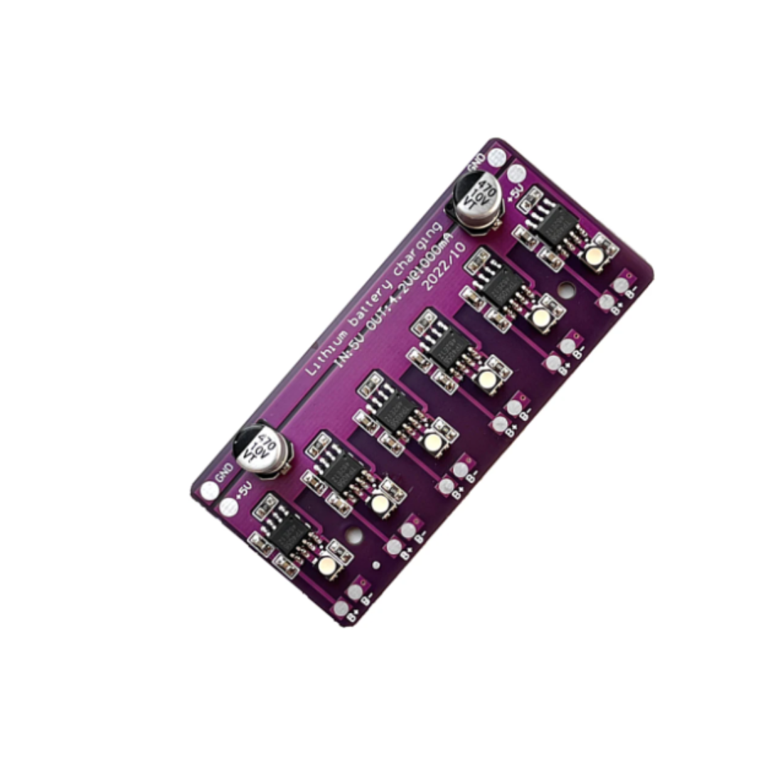 Tp4056 Cargador para 6 Baterias 1A